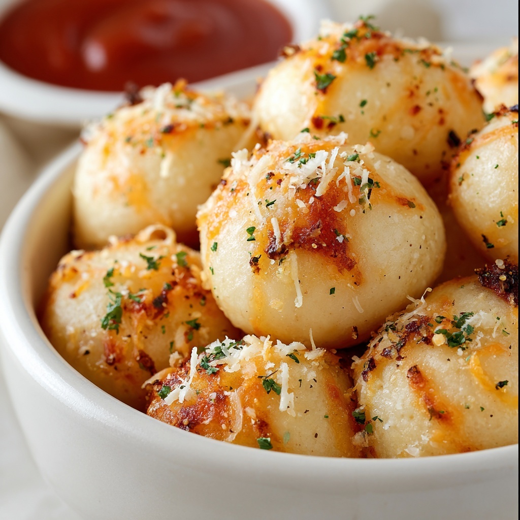 Homemade Parmesan Bread Bites Recipe - Recipe Image