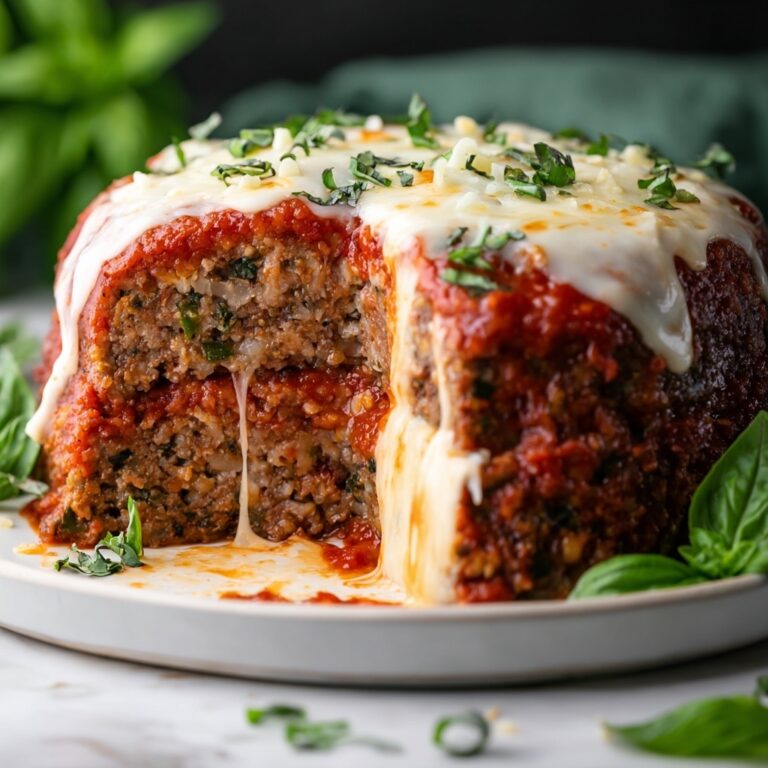 Stuffed Italian Meatloaf Recipe