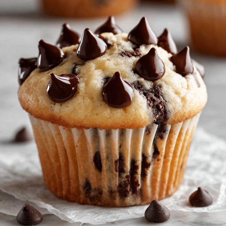 Bakery-Style Chocolate Chip Muffins Recipe