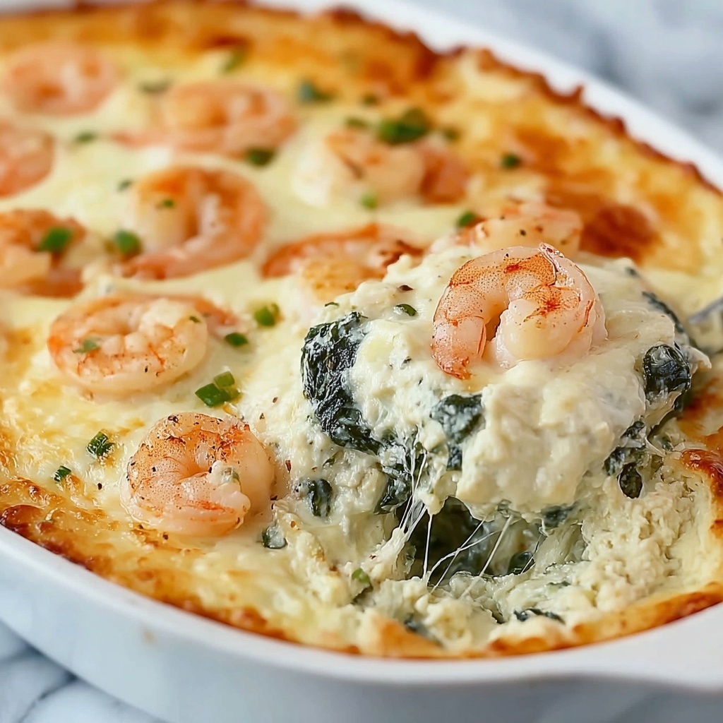 Shrimp and Crab Spinach Dip Recipe - Recipe Image