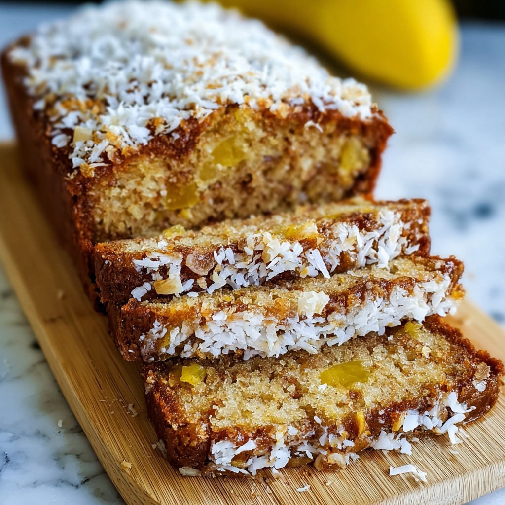 Coconut Pineapple Banana Bread Recipe - Recipe Image