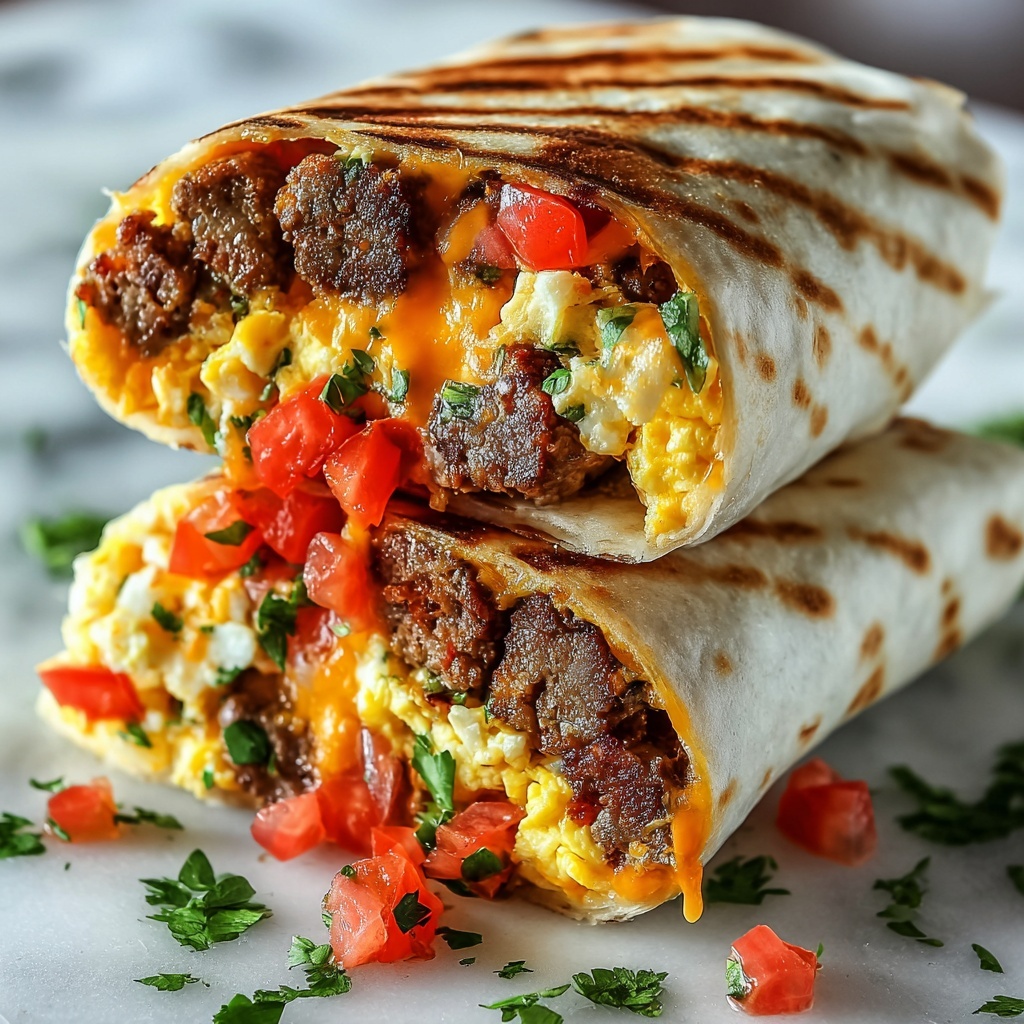 Freezer Breakfast Burritos Recipe - Recipe Image