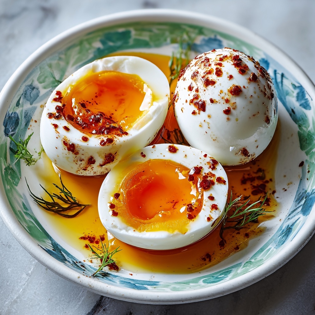 Turkish Eggs (Cilbir) Recipe - Recipe Image