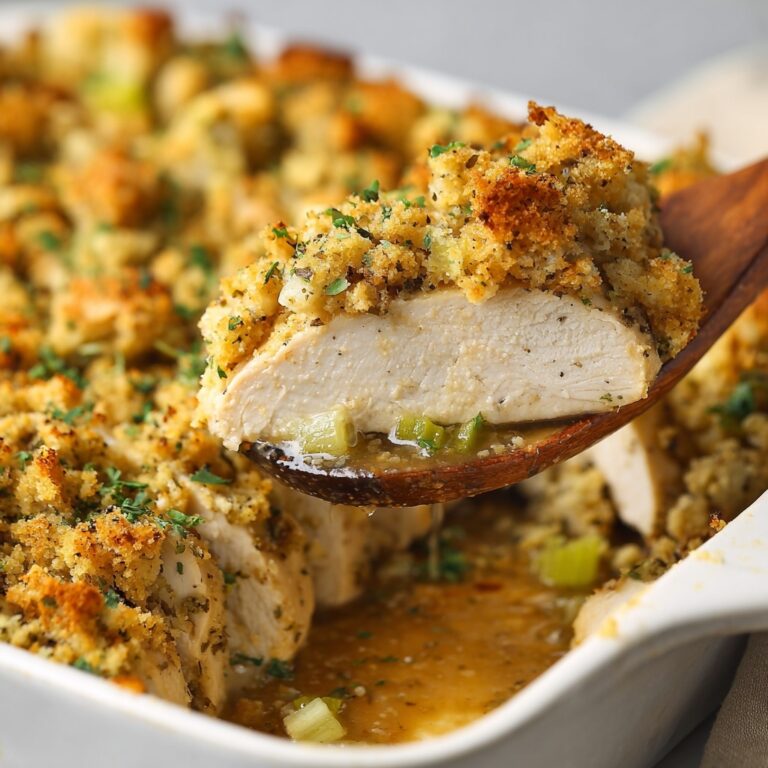 Easy Chicken Stuffing Bake Recipe