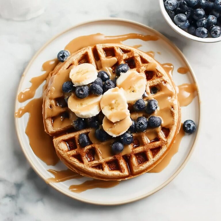 Peanut Butter Waffles Recipe