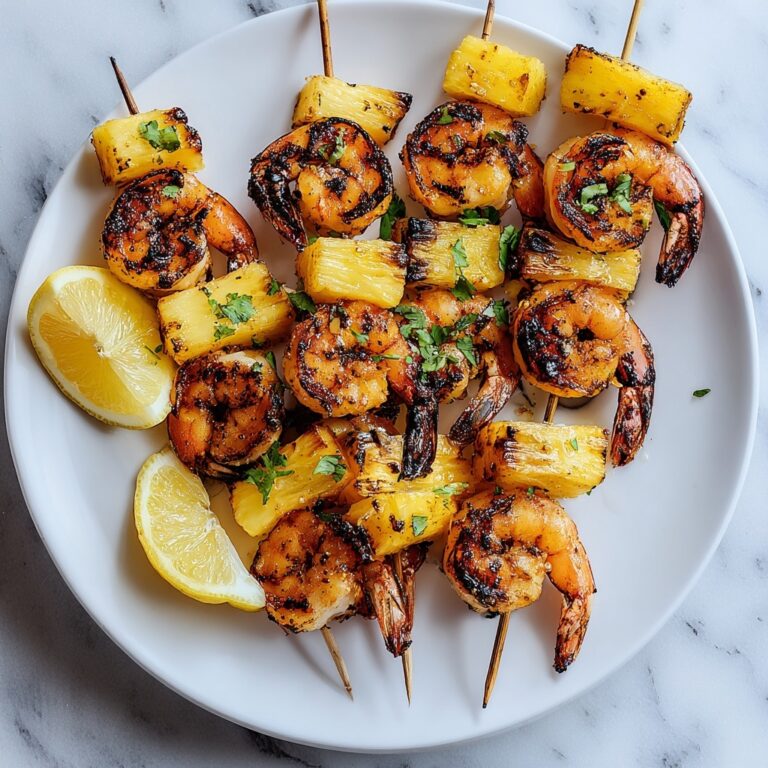 Grilled Shrimp Pineapple Skewers Recipe