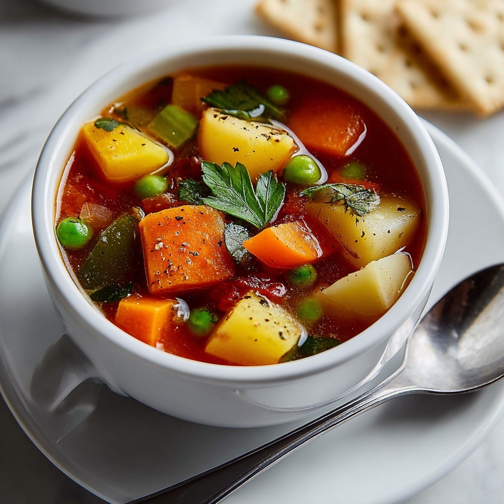 Easy Vegetable Soup Recipe for a Healthy Meal Recipe - Recipe Image