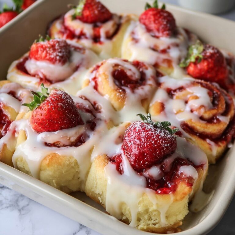 Strawberry Cheesecake Cinnabon Rolls Recipe