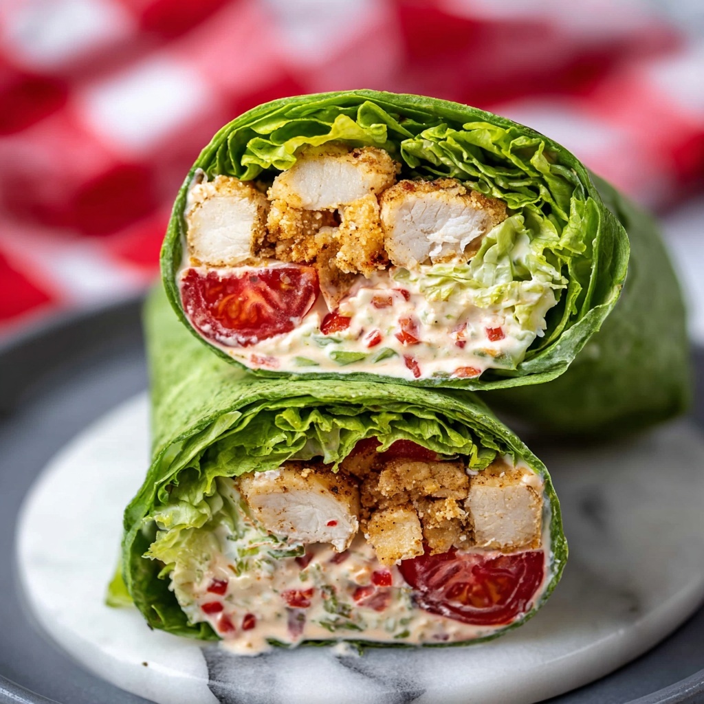 Chicken Caesar Salad Lettuce Wraps Recipe - Recipe Image