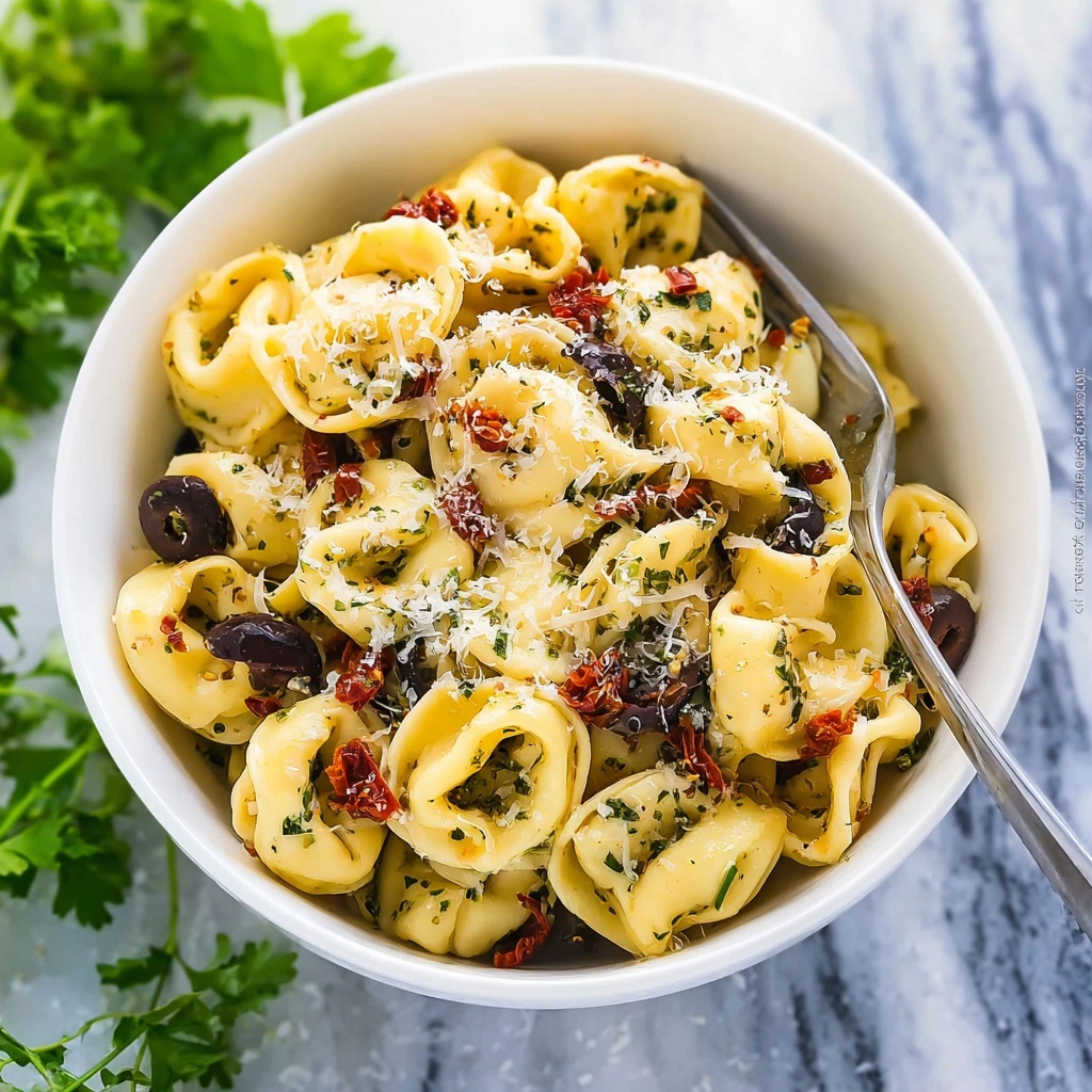 Pesto Tortellini Salad Recipe - Recipe Image