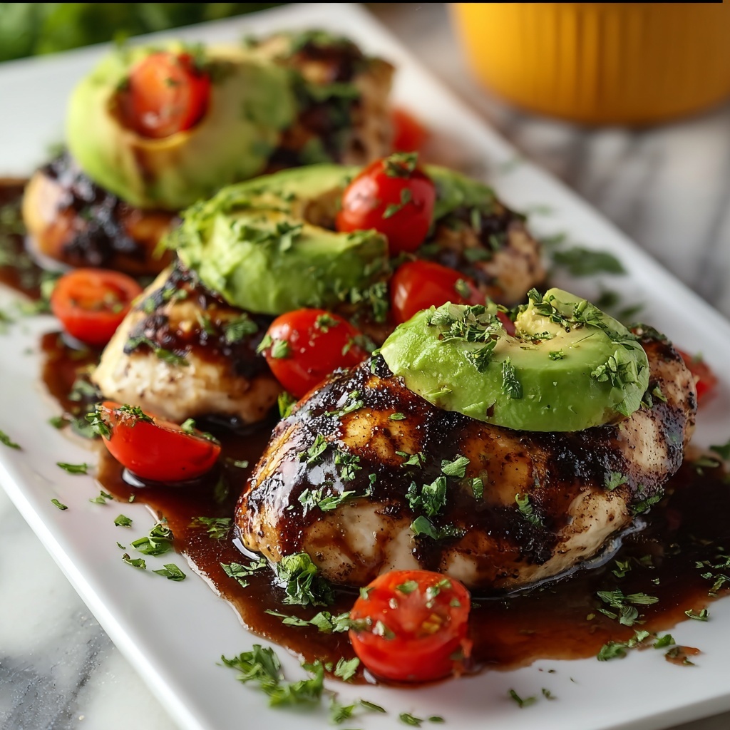 Grilled California Avocado Chicken Recipe - Recipe Image