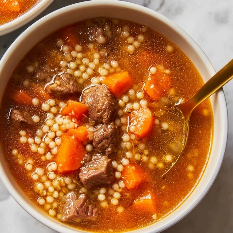 Easy Beef Barley Soup Recipe