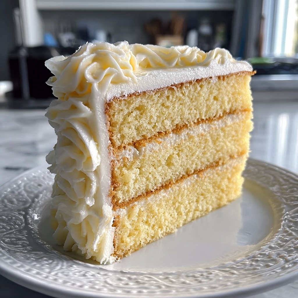 Moist White Velvet Cake Recipe - Recipe Image