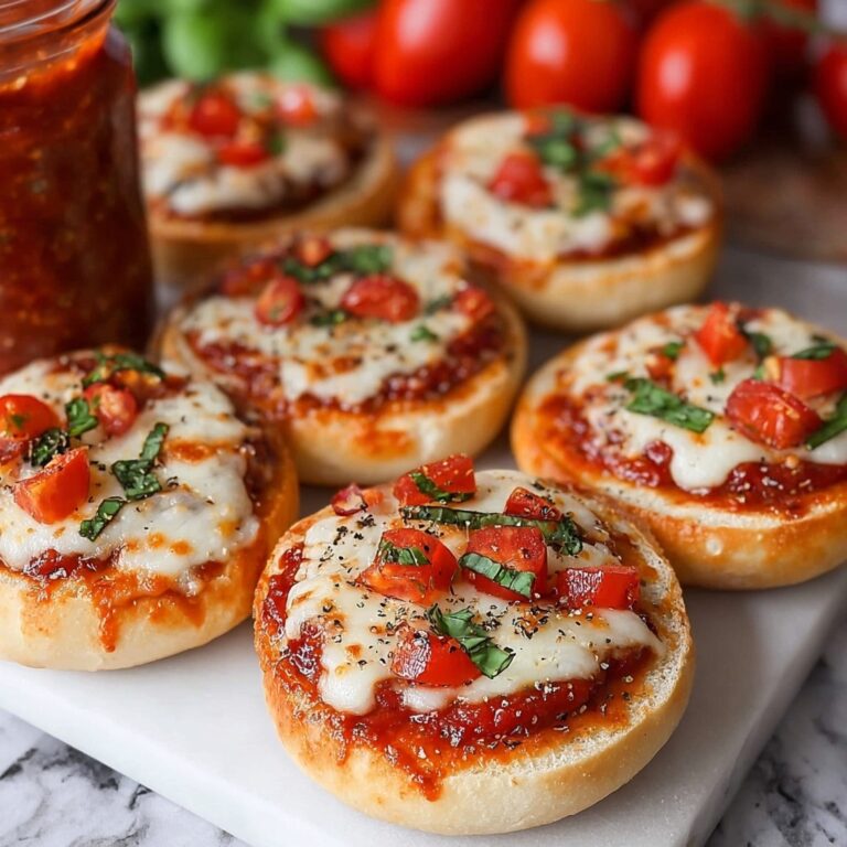 Homemade Mini Pizza Bagel Bites Recipe