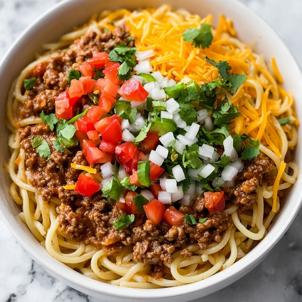 Best Taco Spaghetti Recipe - Recipe Image