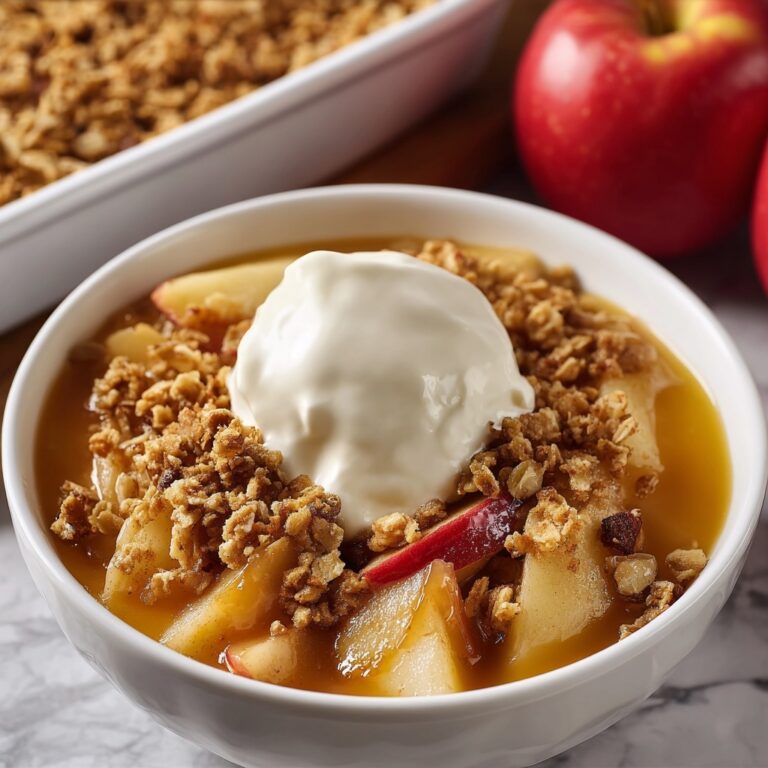 Apple Peanut Butter Crisp {Whole Wheat} Recipe
