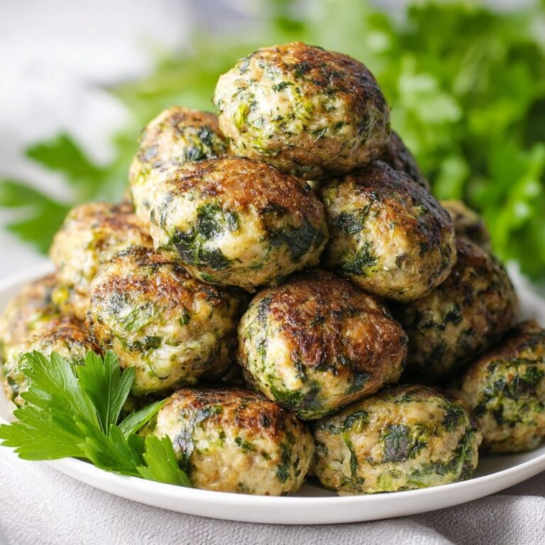 Spinach Feta Chicken Meatballs (Meal Prep) Recipe