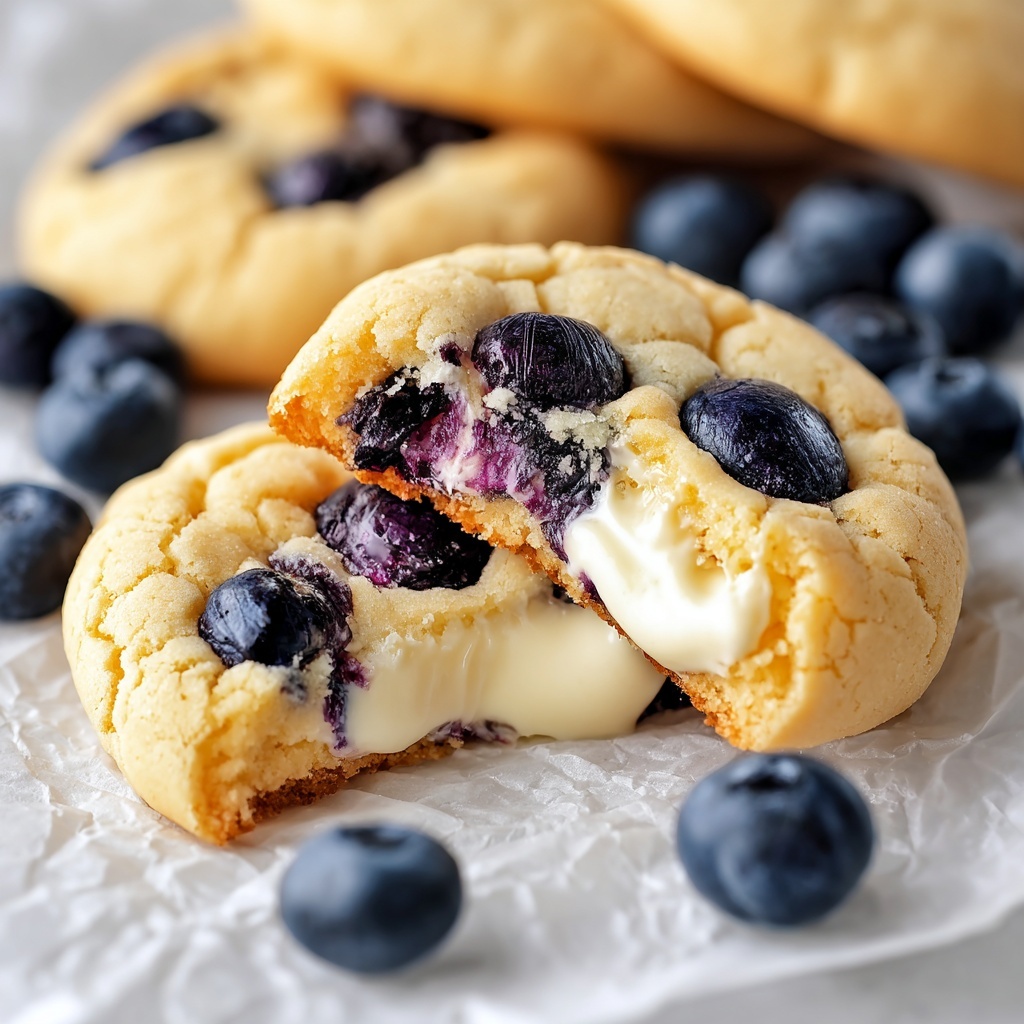 Blueberry Cheesecake Cookies Recipe - Recipe Image