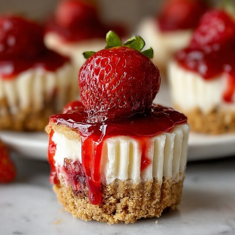 Mini Strawberry Cheesecake Cupcakes Recipe