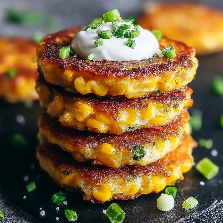 Crispy Cheesy Corn Fritters Recipe