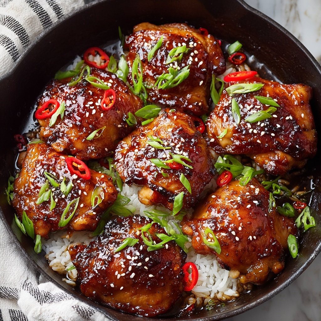 Honey Soy Baked Chicken Thighs Recipe - Recipe Image