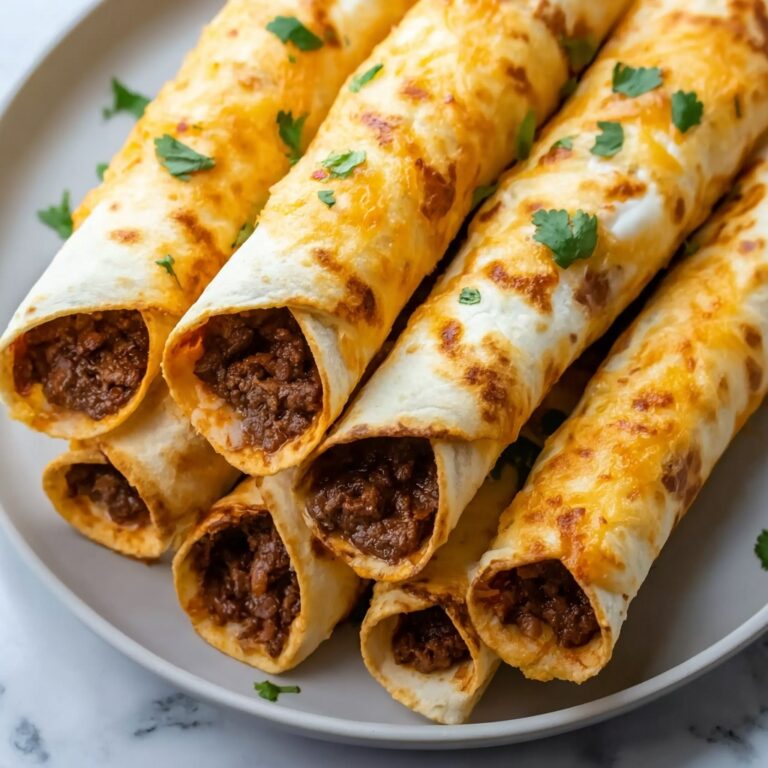 Crispy Shredded Beef Taquitos Recipe