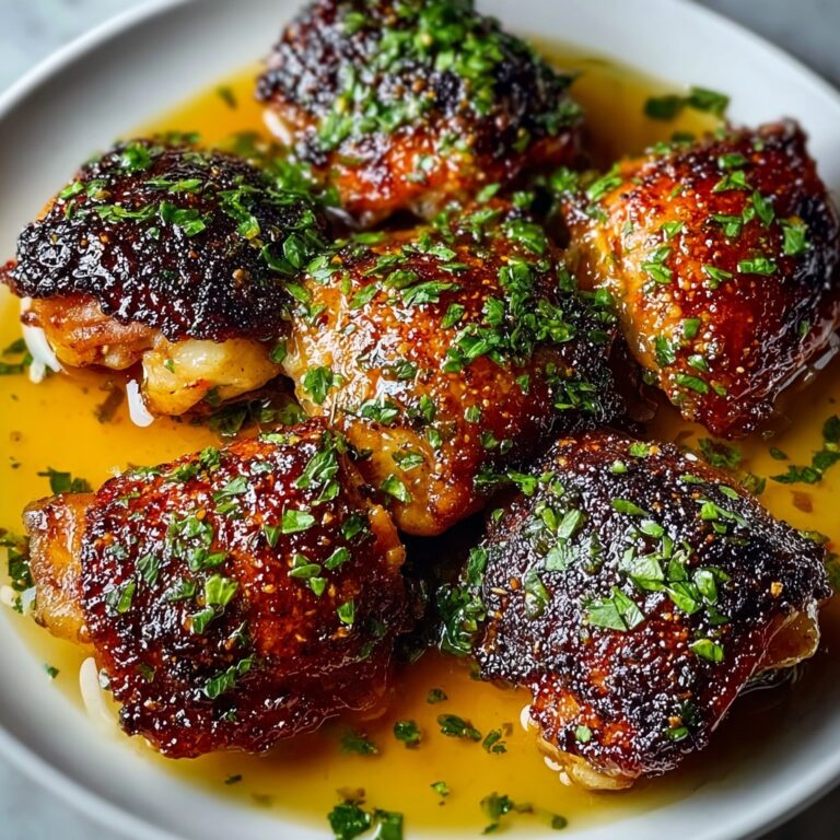 Crispy Oven-Baked Chicken Thighs Recipe