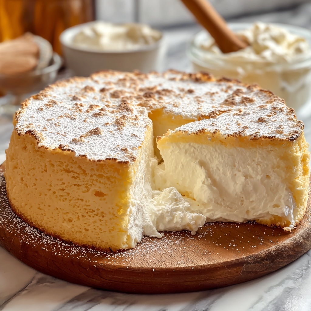 Light & Fluffy Yogurt Cloud Cake Recipe - Recipe Image