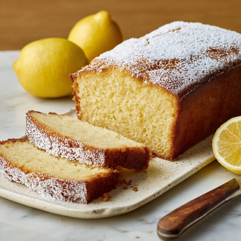 Old-Fashioned Lemon Pound Cake Recipe - Recipe Image