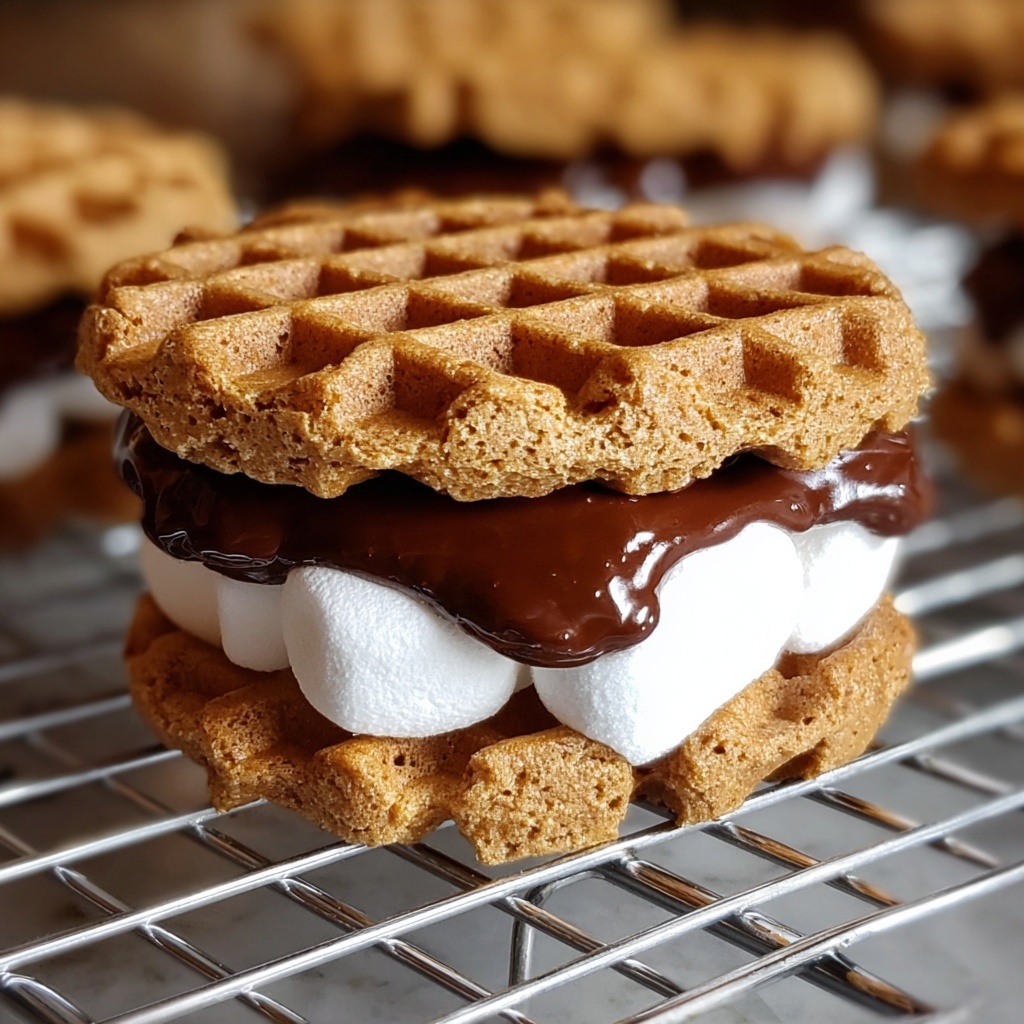 Peanut Butter S'mores Sandwich Cookies Recipe - Recipe Image