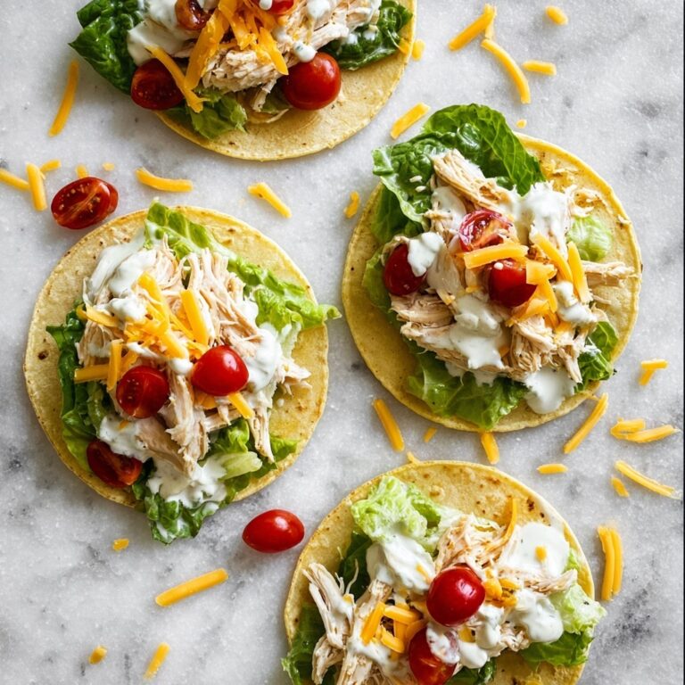 Slow Cooker Chicken Ranch Tacos Recipe