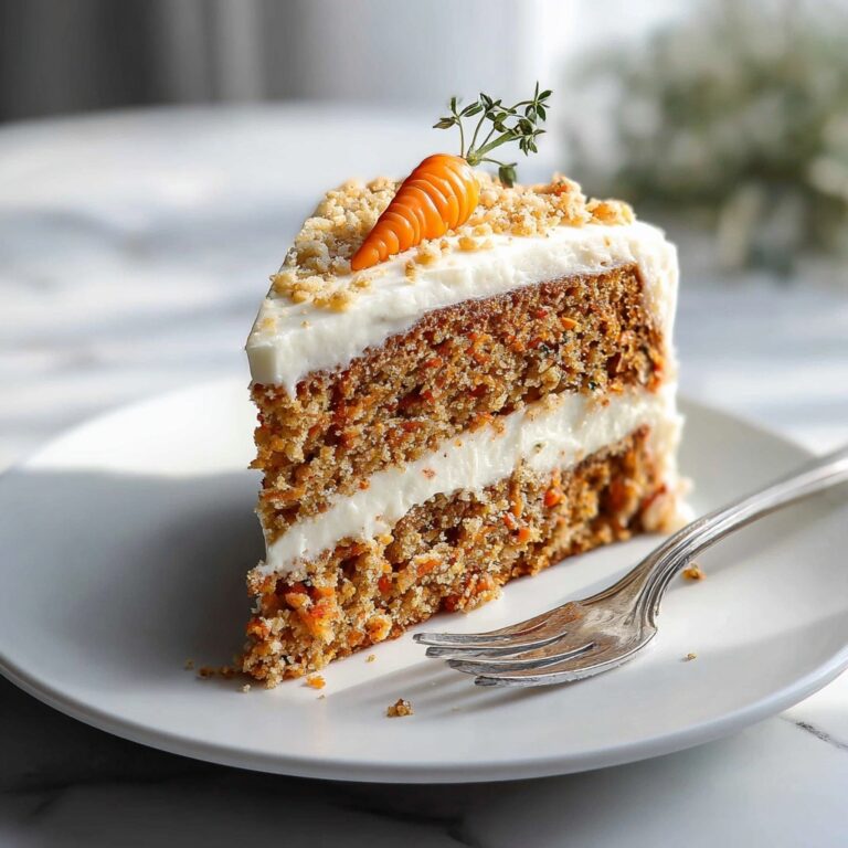 Simple Carrot Cake with Cream Cheese Frosting Recipe