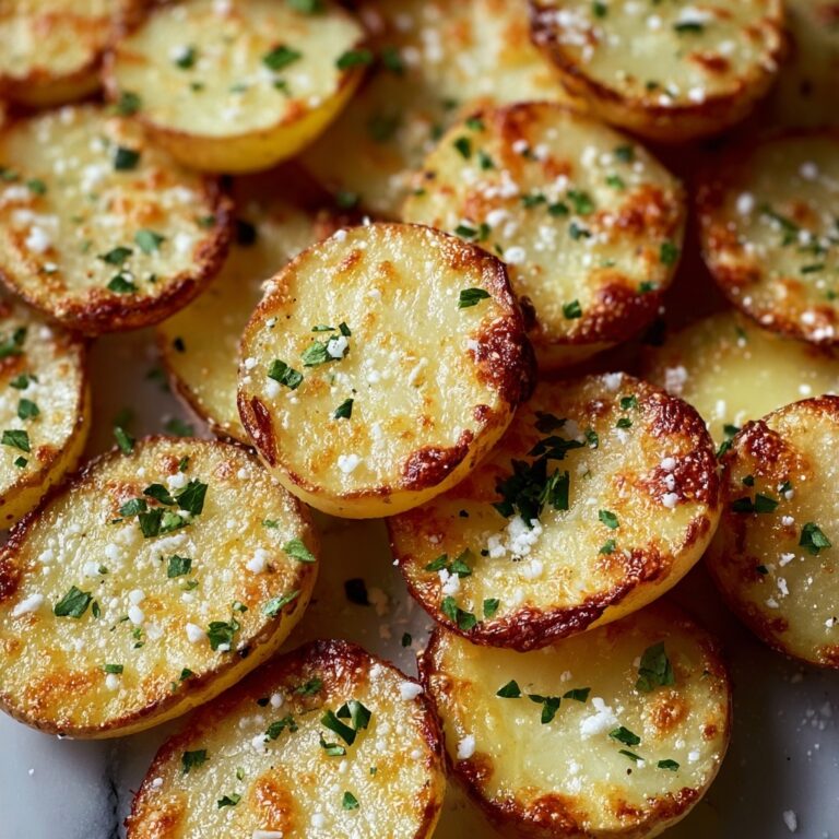 Mini Baked Parmesan Potato Rounds Recipe