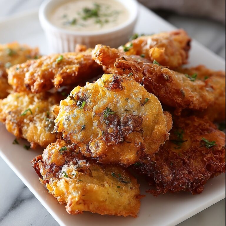 Dill Pickle Chicken Fritters Recipe