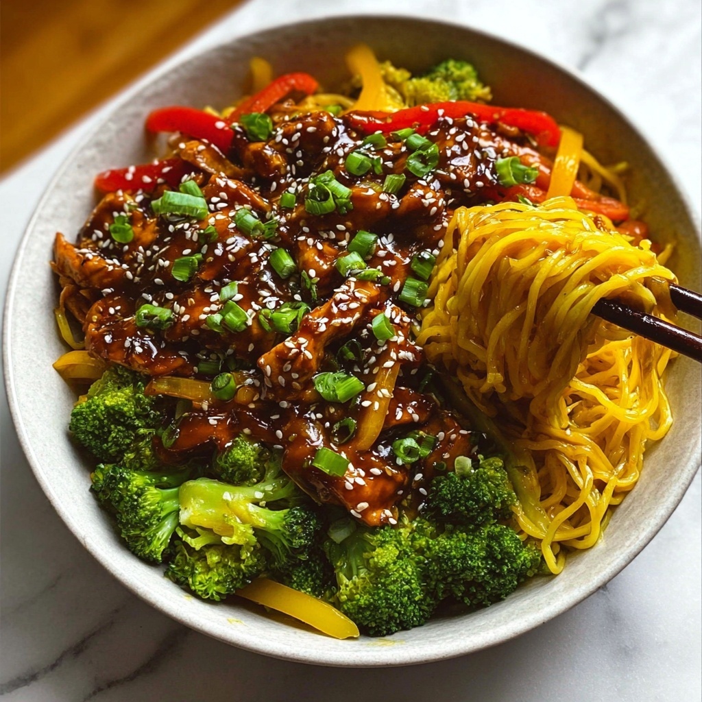 Chicken Teriyaki Noodles: A Delicious & Easy Recipe - Recipe Image