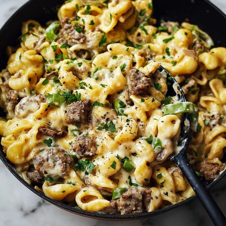 Philly Cheesesteak Pasta Recipe