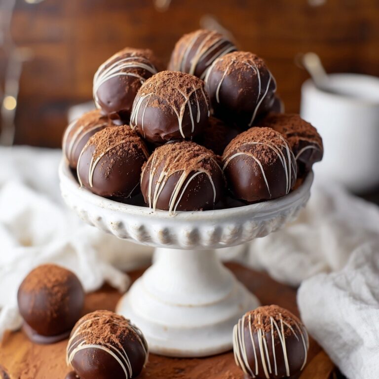 Dark Chocolate Coffee Truffles Recipe