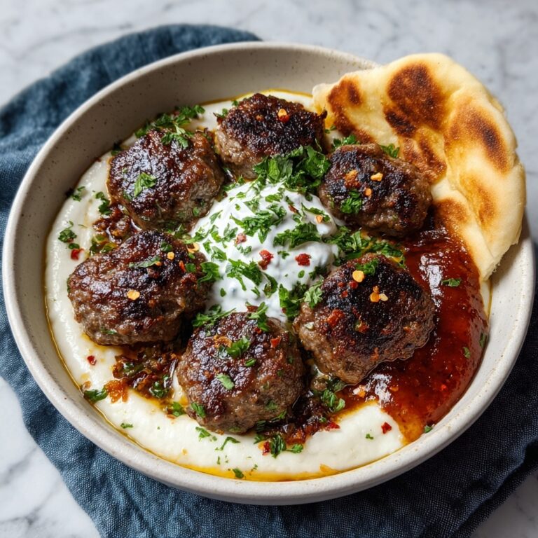 Creamy Garlic Yogurt Köfte Bowls Recipe