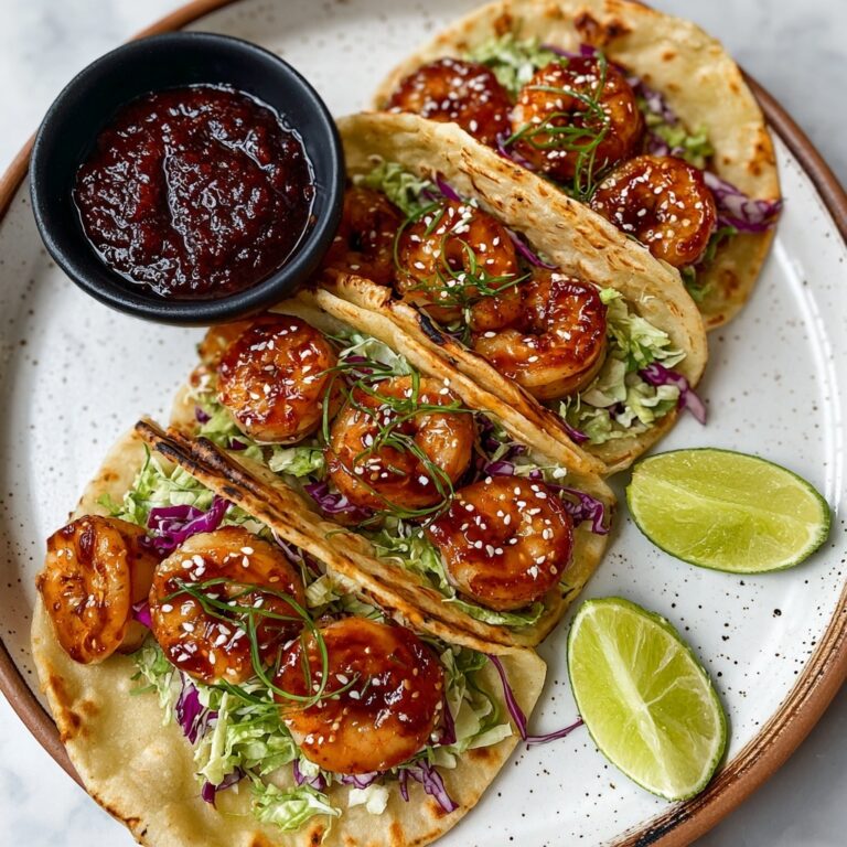 Korean Gochujang Shrimp Tacos Recipe