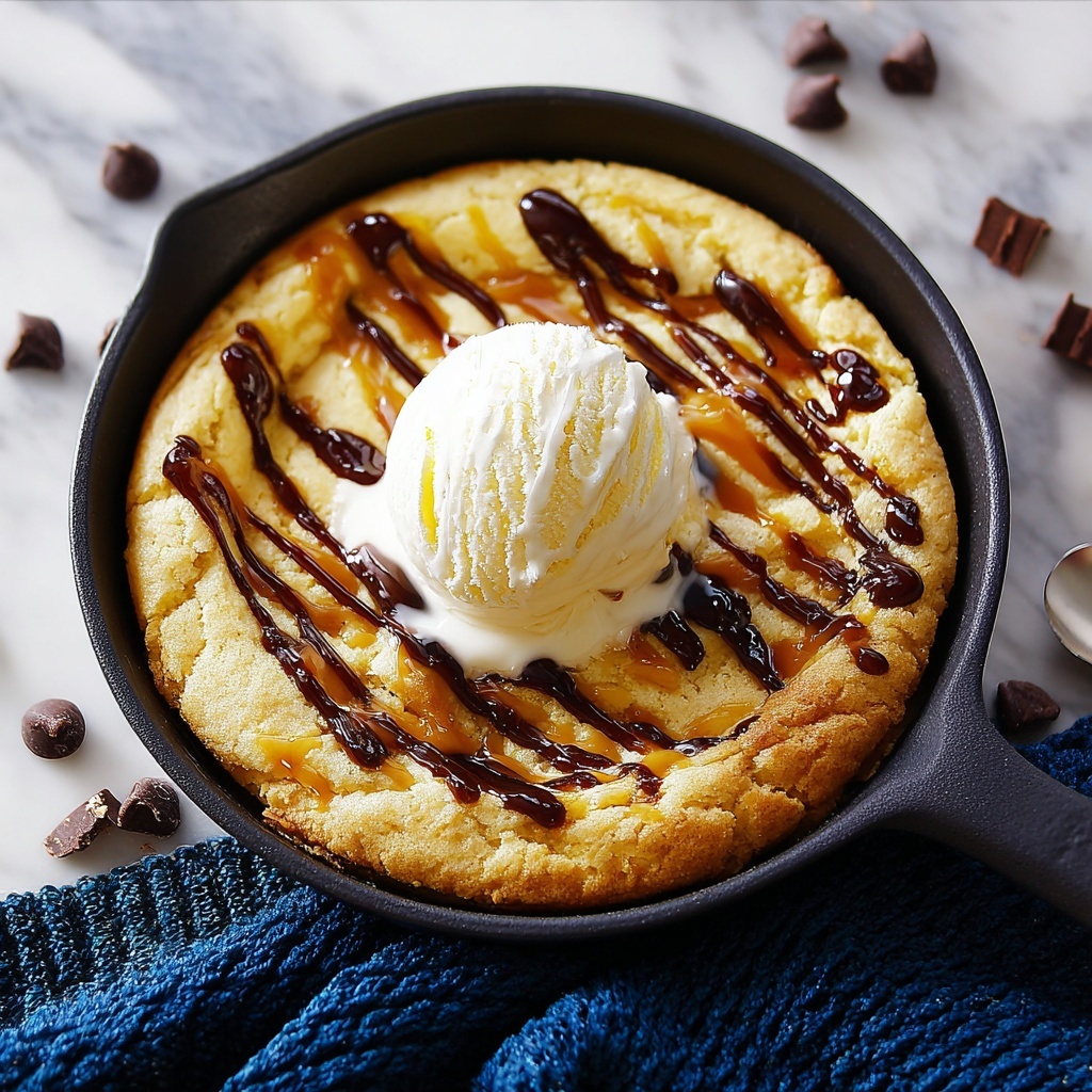 Chocolate Chip Skillet Cookie Recipe - Recipe Image