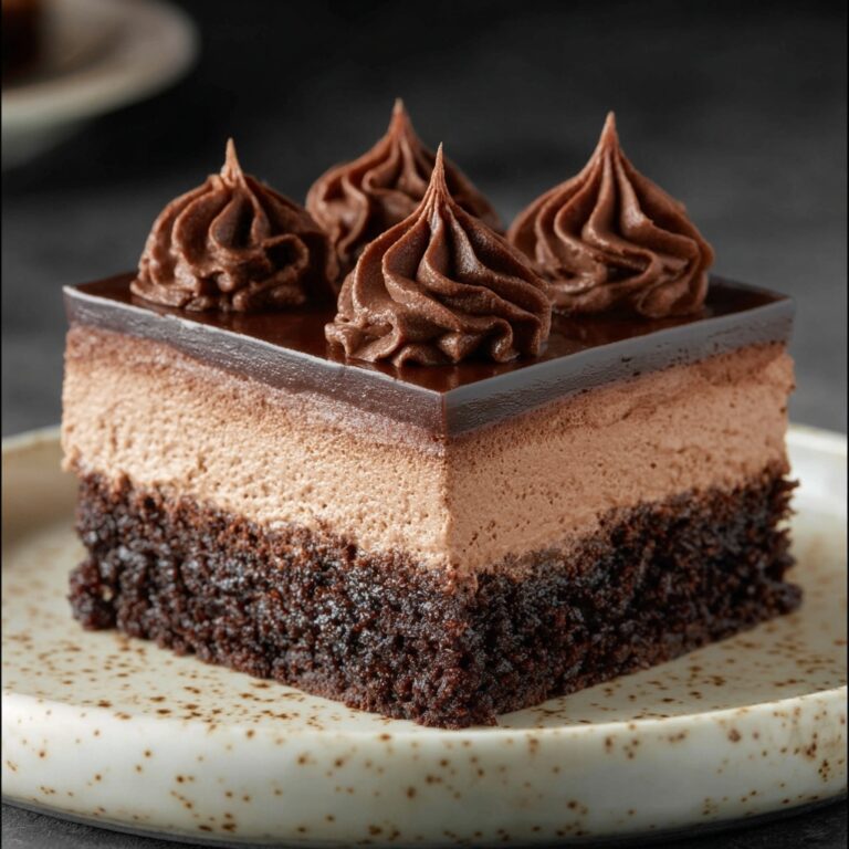 Chocolate Mousse Brownies Recipe