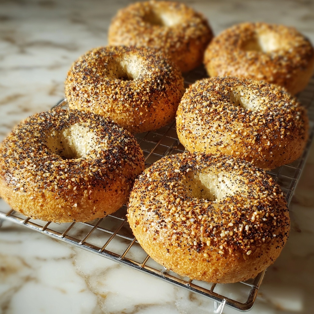 Sourdough Discard Bagels with Chewy Crust Recipe - Recipe Image