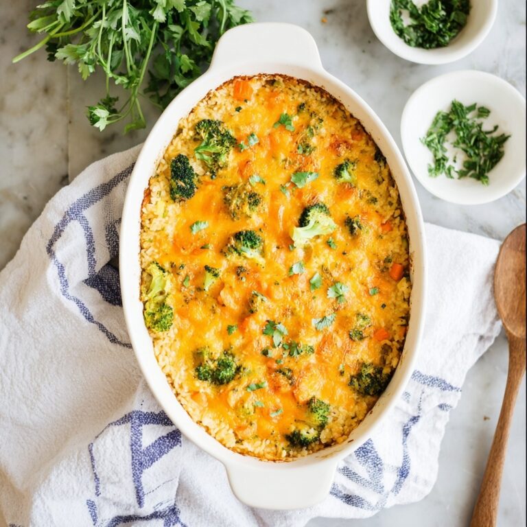 Cheesy Chicken and Rice Casserole Recipe