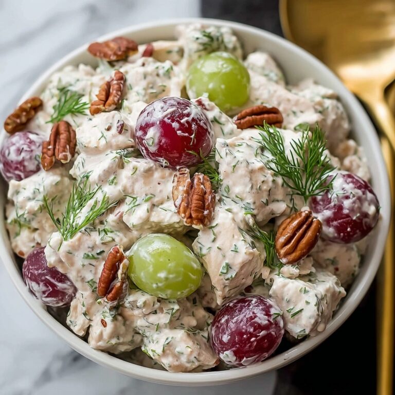 Easy Chicken Salad with Grapes, Pecans, and Dill Recipe