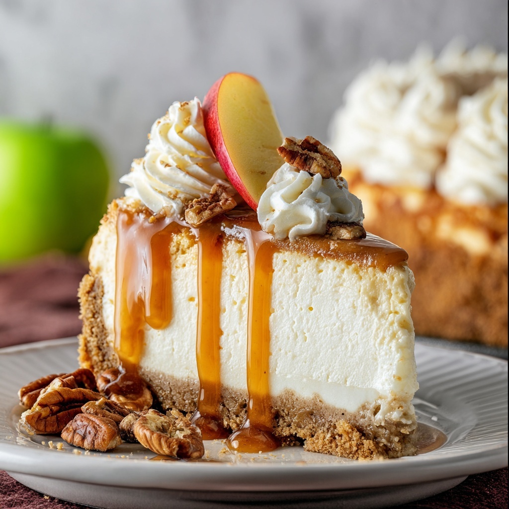 Caramel Apple Blondie Cheesecake Recipe - Recipe Image