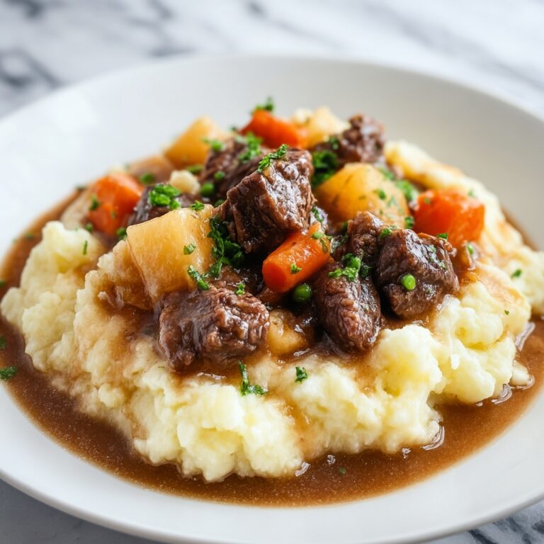 Irish Beef Stew with Mashed Potatoes Recipe