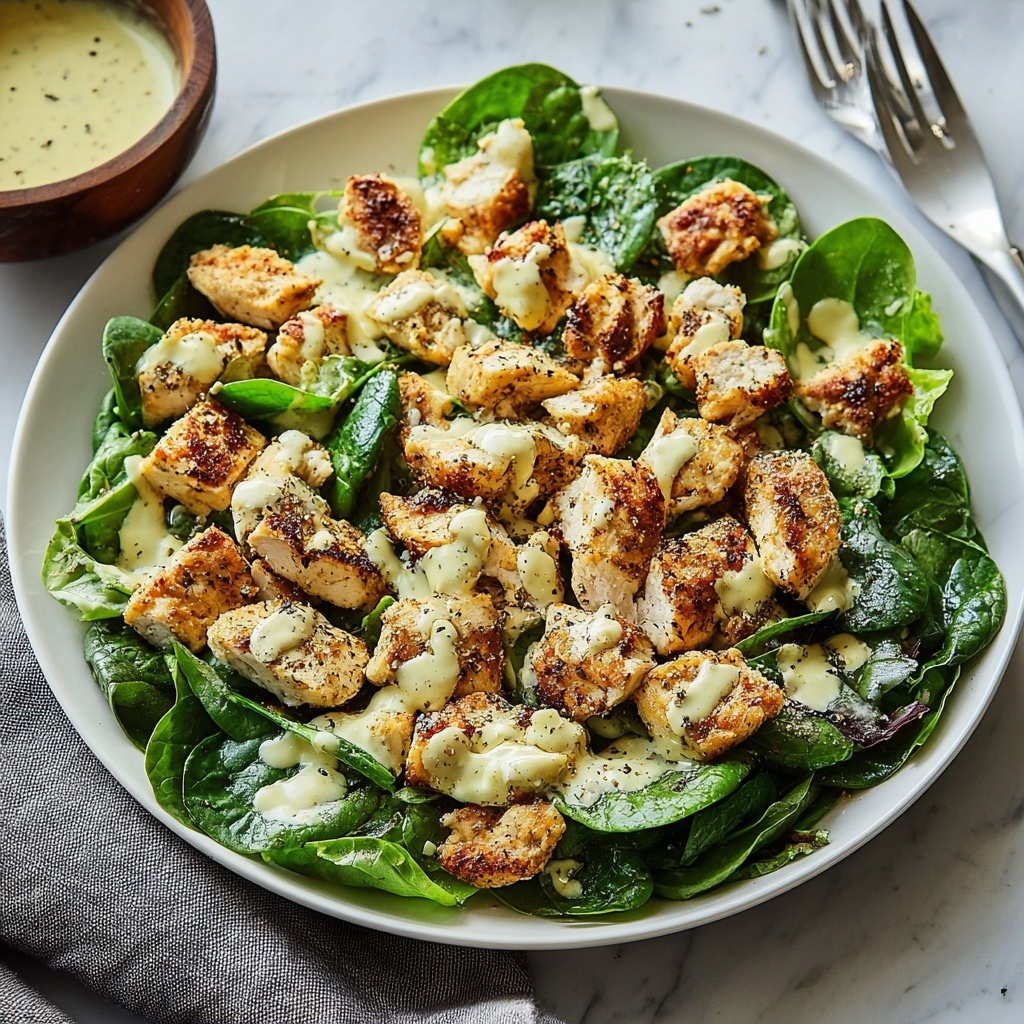 Grilled Chicken Caesar Salad with Homemade Croutons Recipe - Recipe Image