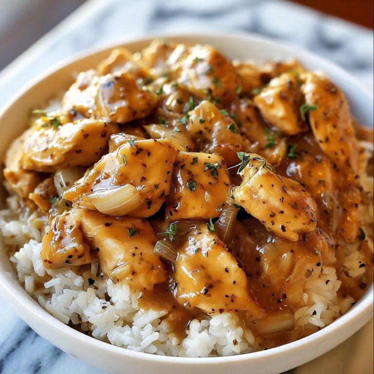 Smothered Chicken and Rice Recipe