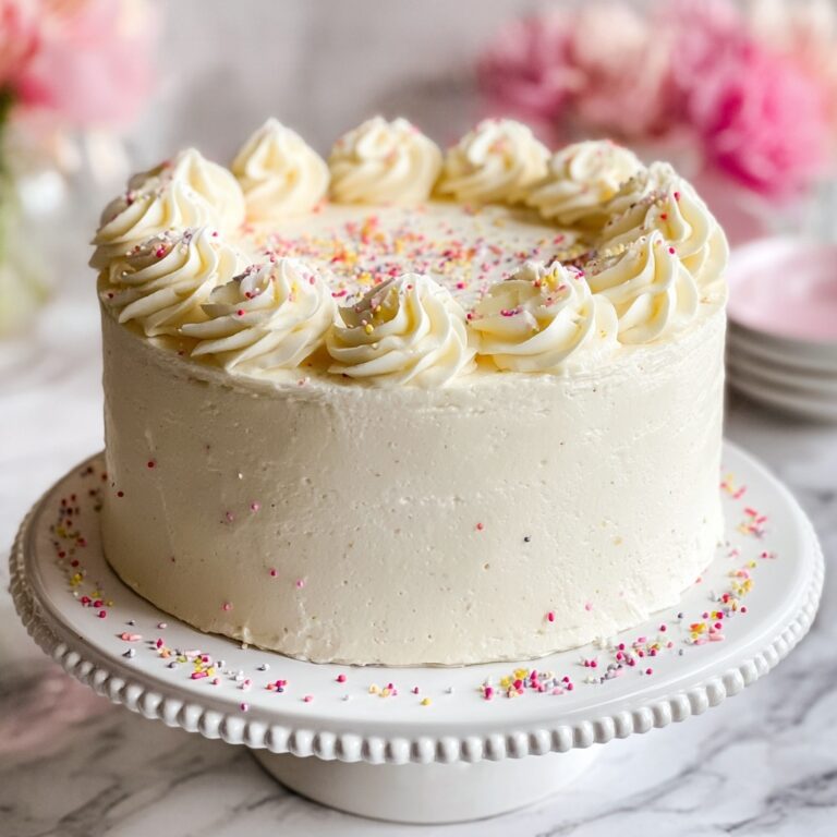 Classic White Cake Recipe