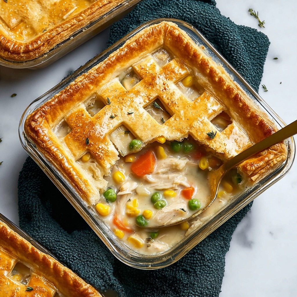 Individual Chicken Pot Pies Recipe - Recipe Image